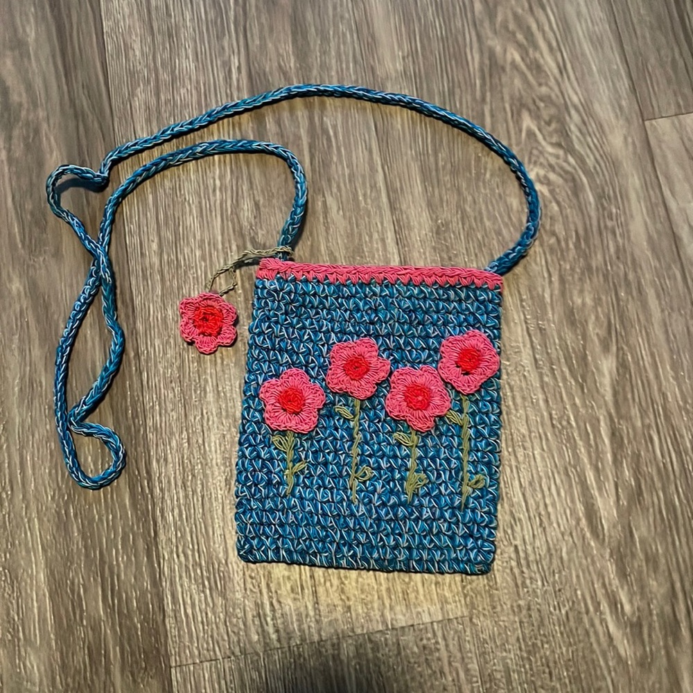 1990’s Nylon Crocheted Crossbody Bag